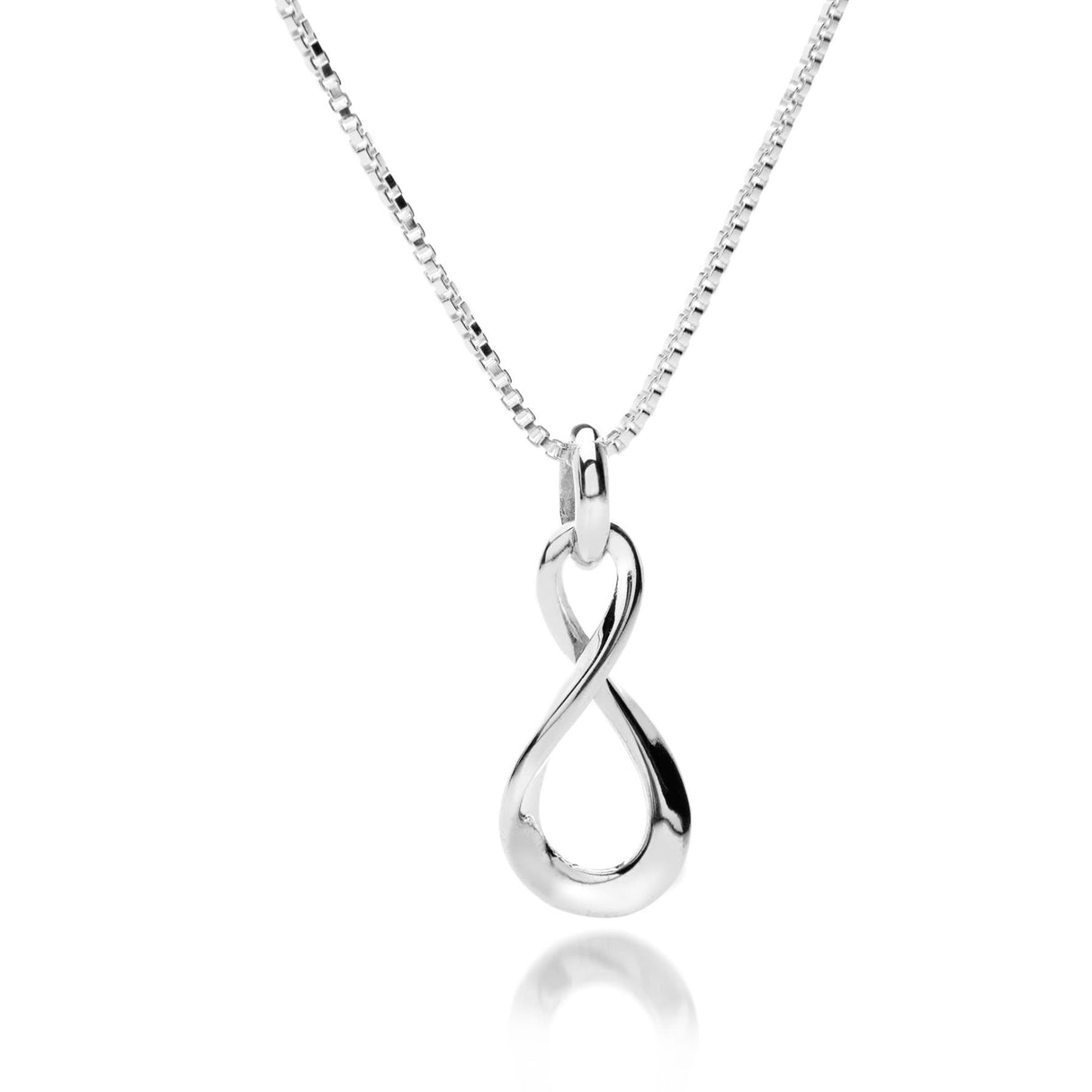 Sea Gems Origins Figure 8 Simple  Pendant - Sterling Silver | 3506