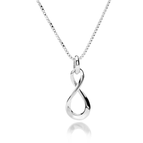 Sea Gems Origins Figure 8 Simple  Pendant - Sterling Silver | 3506