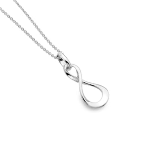 Sea Gems Origins Figure 8 Simple  Pendant - Sterling Silver | 3506