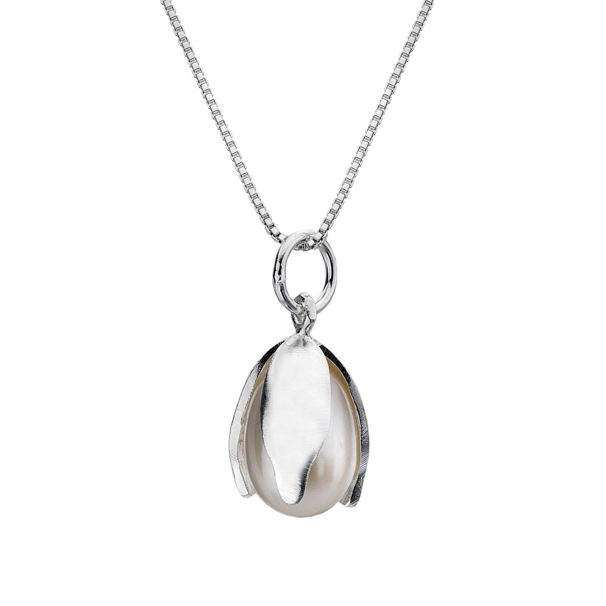 Sea Gems Origins Snowdrop Freshwater Pearl Pendant - Sterling Silver | P2554FWP