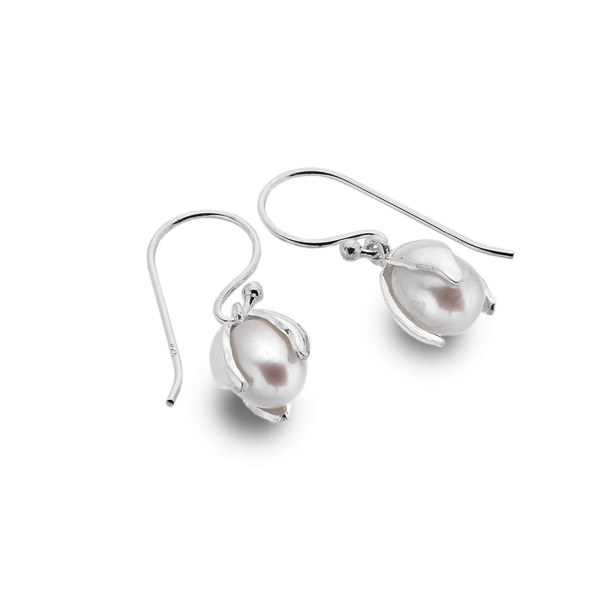 Sea Gems Origins Snowfrop Freshwater Pearl Earrings - Sterling Silver | P2555FWP