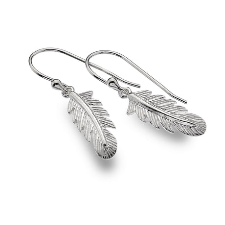 Sea Gems Origins Feather Earrings - Sterling Silver | P2819