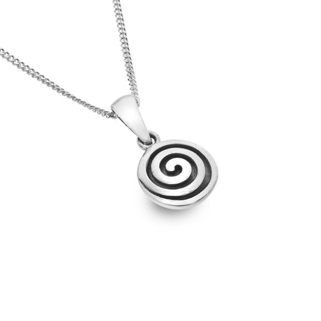 Sea Gems Celtic Spiral Pendant - Sterling Silver | 9372