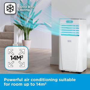 Black & Decker 5000BTU Smart Air Conditioner Unit | BXAC40023GB