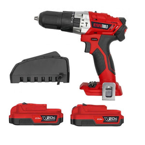 Olympia Tools X20S Combi Hammer Drill Driver 20V 2 x 1.5Ah Li-ion | XMS22OPCOMBI