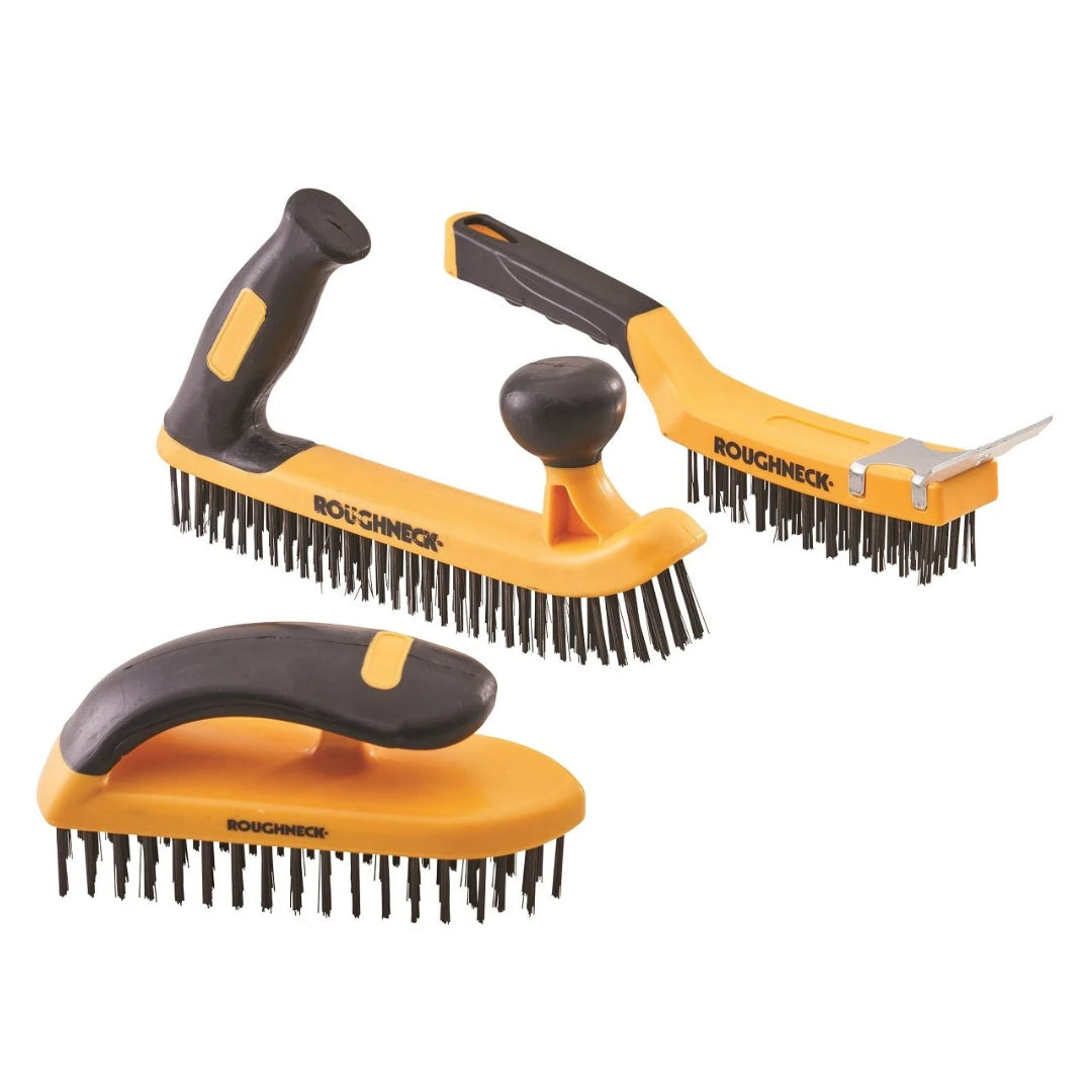 Roughneck Heavy Duty Wire Brush Set (3 Pieces) | XMS24WBRUSH