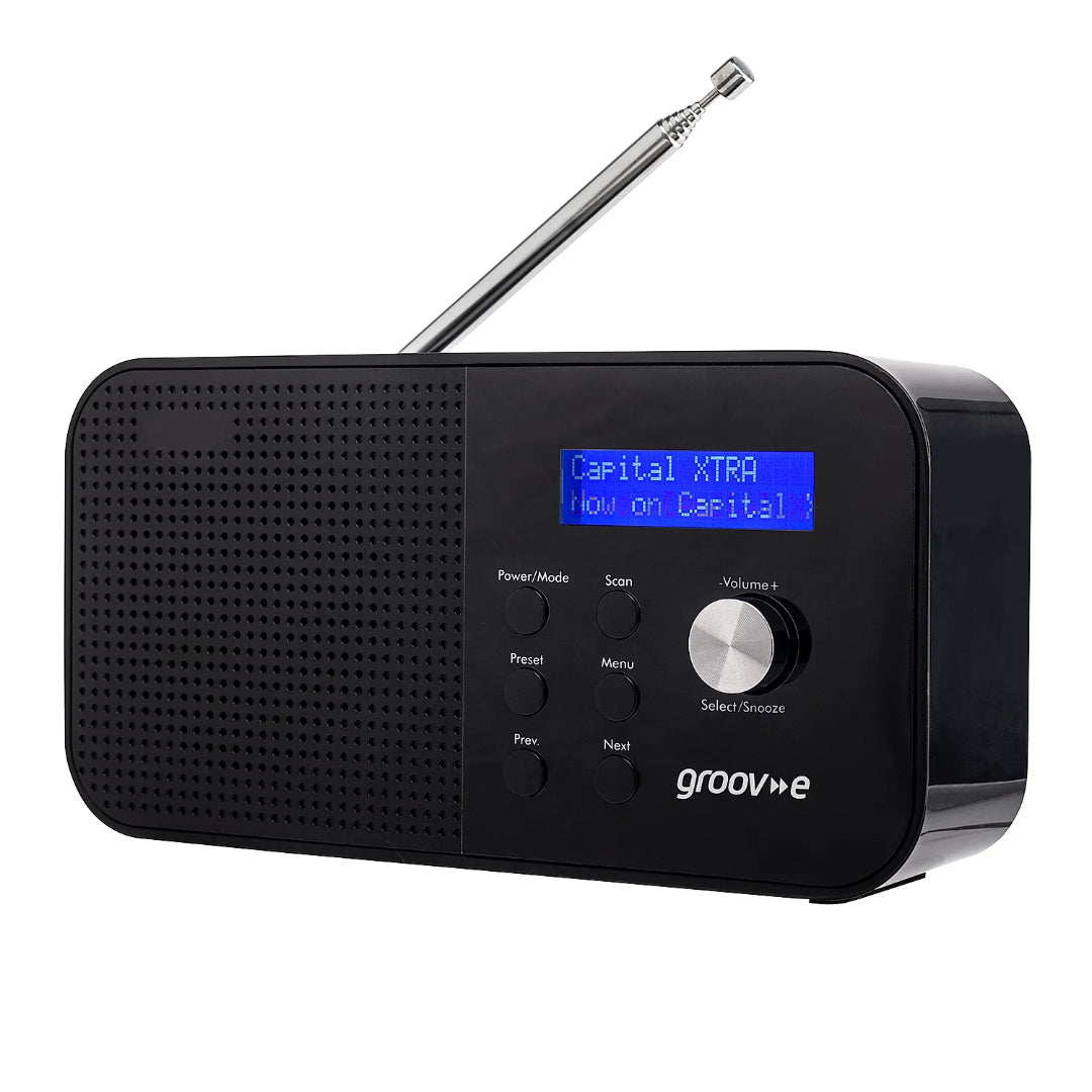 Groove Venice Portable DAB/FM Digital Radio with Bluetooth | GVDR04