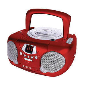 Groove CD Player Radio Am/Fm - Red | GVPS733R