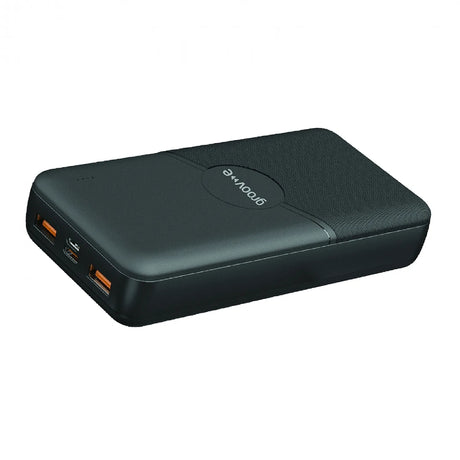 Groove Portable Power Bank Charger 20,000mAh - Black | GVCH20000