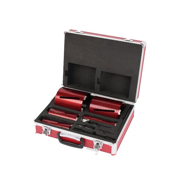 AC Brooklyn Diamond Core Drill Bit Set 11 Piece Kit with Aluminium Case | AC205090COREKIT