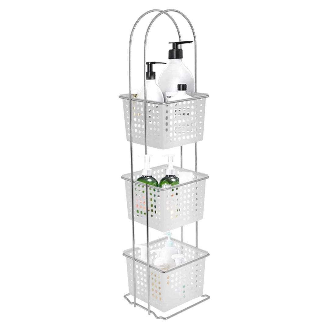 Blue Canyon Storage Caddy Basket Stand 3 Tier 20cm x 19cm x 86cm | BCBA0542