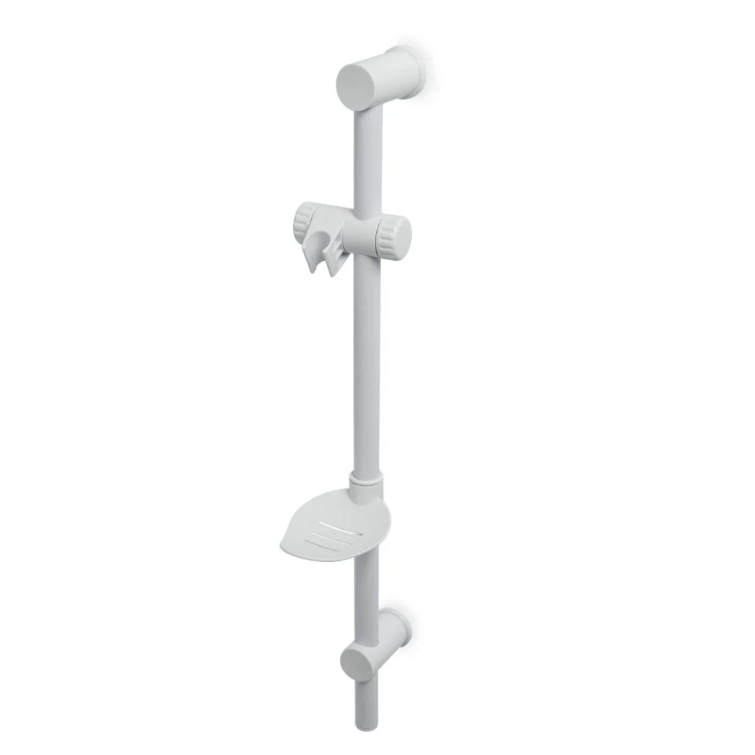 Blue Canyon Freeway Shower Sliding Bar and Bracket - White | BCSH2100WH