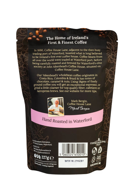 Aikenhead Blend Wholebean Coffee Beans