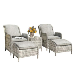 Norfolk Leisure Yates 2 Seater Adjustable Coffee Garden Furniture Set