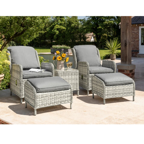 Norfolk Leisure Yates 2 Seater Adjustable Coffee Garden Furniture Set