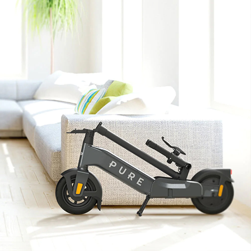 Pure Advance+ Electric Folding E Scooter - Mercury Grey Metallic | SCPURZ021-00001