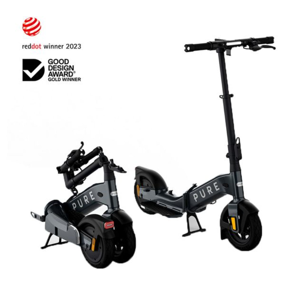 Pure Advance Flex Electric Folding E Scooter - Mercury Grey | SCPURZ022-00001