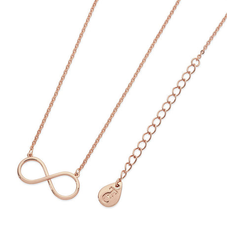 Tipperary Crystal Simple Infinity Pendant - Rose Gold | 109186