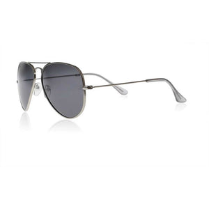 Tipperary Crystal Polarised Aviator Sunglasses Silver Frame | 121898