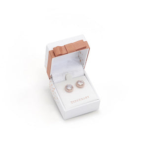 Tipperary Crystal Simple CZ Earrings - Rose Gold | 123571