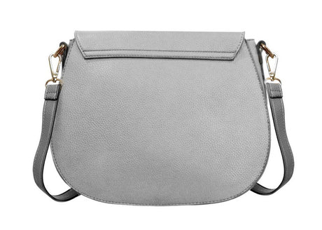 Tipperary Crystal Savoy Large Satchel Bag Handbag - Grey | 127449