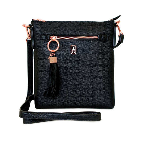 Tipperary Crystal The Chelsea Crossbody Pouch Handbag - Black | 130364