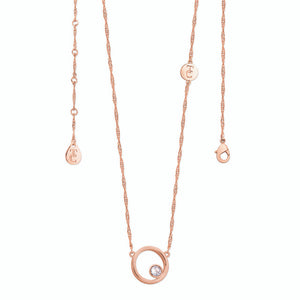 Tipperary Crystal Letter "O" Pendant - Rose Gold | 141766