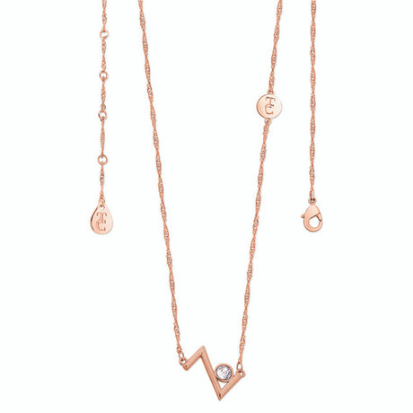 Tipperary Crystal Letter "Z" Pendant - Rose Gold | 141834