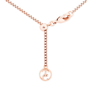 Tipperary Crystal T-Bar Pendant - Rose Gold | 152632