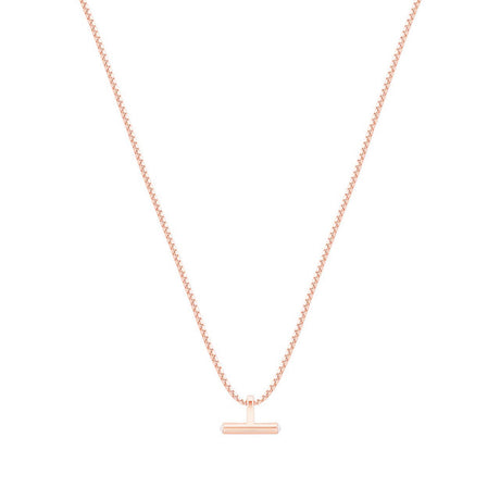 Tipperary Crystal T-Bar Pendant - Rose Gold | 152632