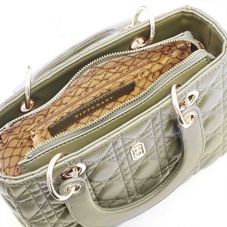 Tipperary Crystal Genoa Handbag - Olive | 165403