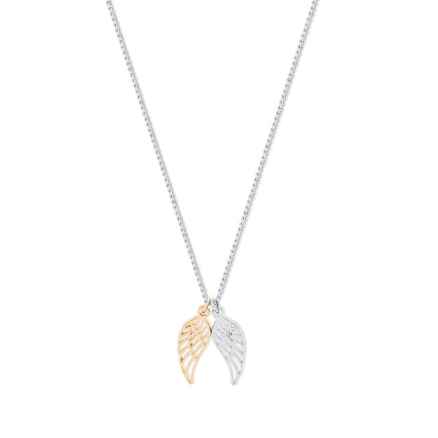 Tipperary Crystal Angel Wings Pendant -  Gold and Silver | 167711