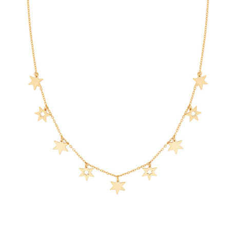 Tipperary Crystal Nine Star Necklace - Gold | 167841