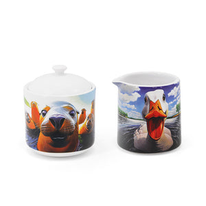 Eoin O Connor Beyond the Herd Sugar and Creamer Set - Duck and Seal | 169371