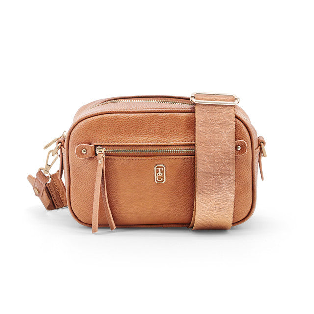 Tipperary Crystal Brooks Crossbody Bag Handbag - Tan | 170933