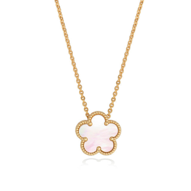 Tipperary Crystal Le Fleur Collection Mop Pendant - Yellow Gold | 170988