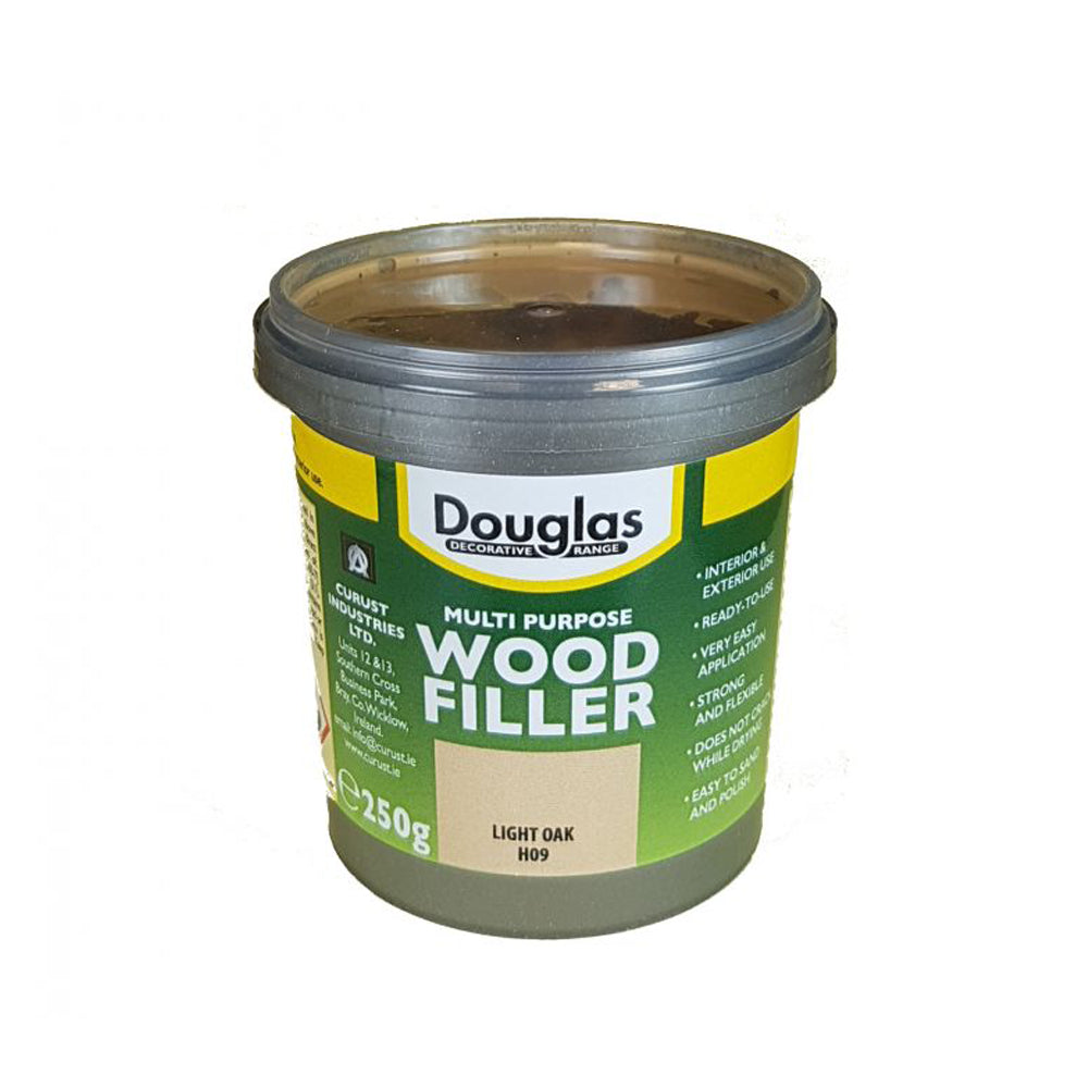 Douglas 250g Multipurpose Wood Filler - Light Oak |