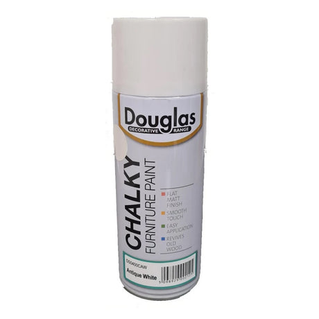 Douglas Chalk Spray Paint 400ml - Antique White | DS0400CAW