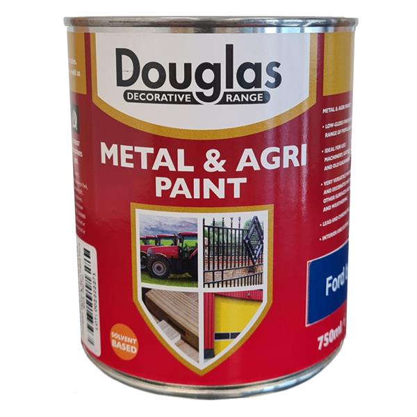 Douglas Metal and Agri Paint 750ml - Ford Blue | DPAG1000FB