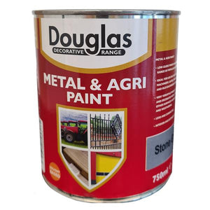 Douglas Metal and Agri Paint 750ml - Stone Grey | DPAG1000SG