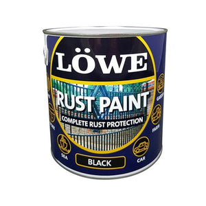 Lowe 500ml Rust and Metal Paint - Black | LRBL0075