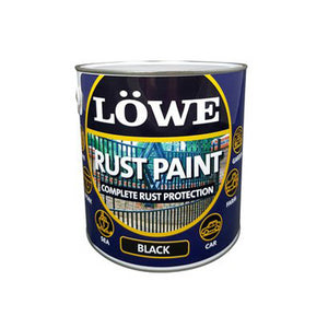 Lowe 2.5 Litre Rust and Metal Paint - Black | LRBL0300