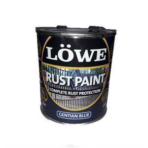 Lowe 1 Litre Rust and Metal Paint - Gentian Blue | LRB0150