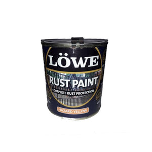 Lowe 1 Litre Rust and Metal Paint - Hazard Yellow | LRY0150