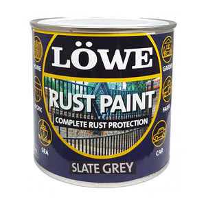 Lowe 500ml Rust and Metal Paint - Slate Grey | LRS0075