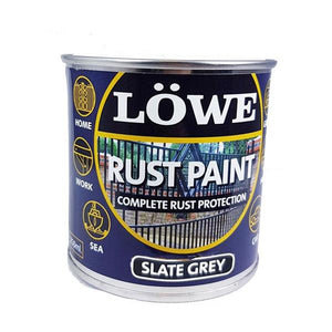 Lowe 1 Litre Rust and Metal Paint - Slate Grey | LRS0150