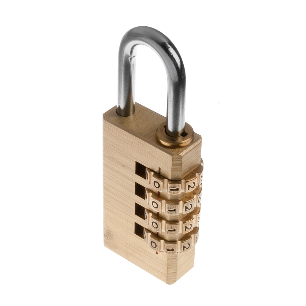 Tessi 40mm Brass Combination Padlock | TECOM40