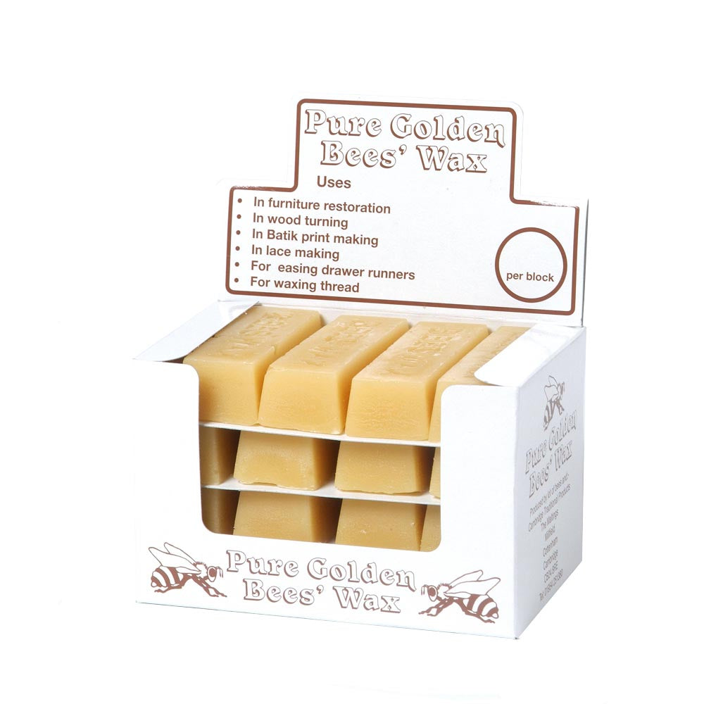 Pure Golden Beeswax Single Block | CPBWAXBLK