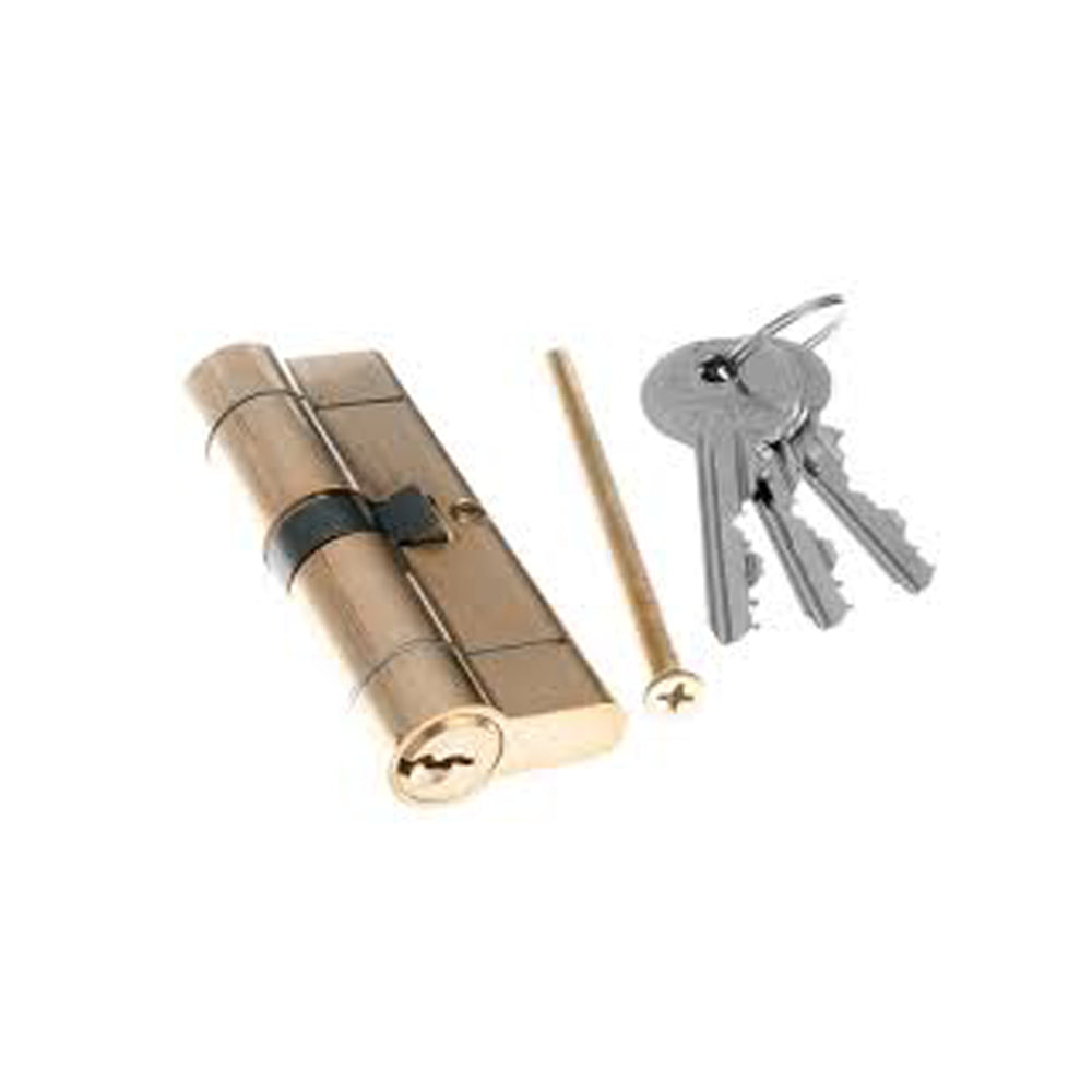 Tessi Snap Safe Door Cyclinder 45 / 35 - Brass | TKD4