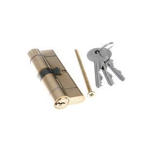 Tessi Snap Safe Door Cyclinder 40 / 40 - Brass | TKD5